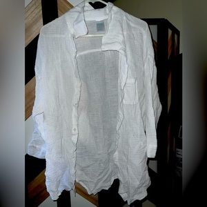 Button Up Swimsuit Coverup